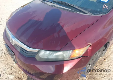 2012 Honda Civic Lx z USA, uszkodzony, nr VIN 2HGFB2F52CH544973